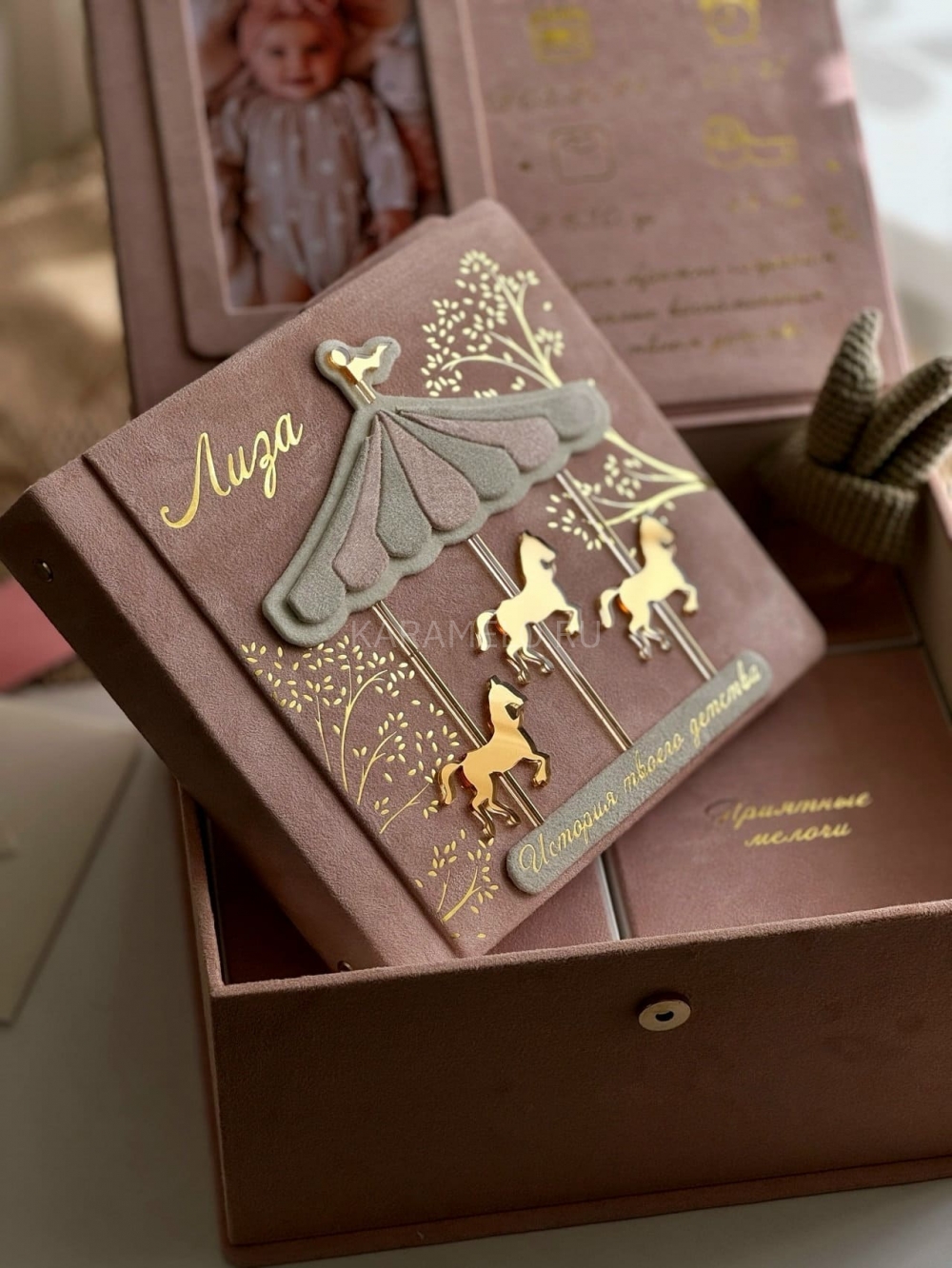 Купить фотоальбом для новорождённого...